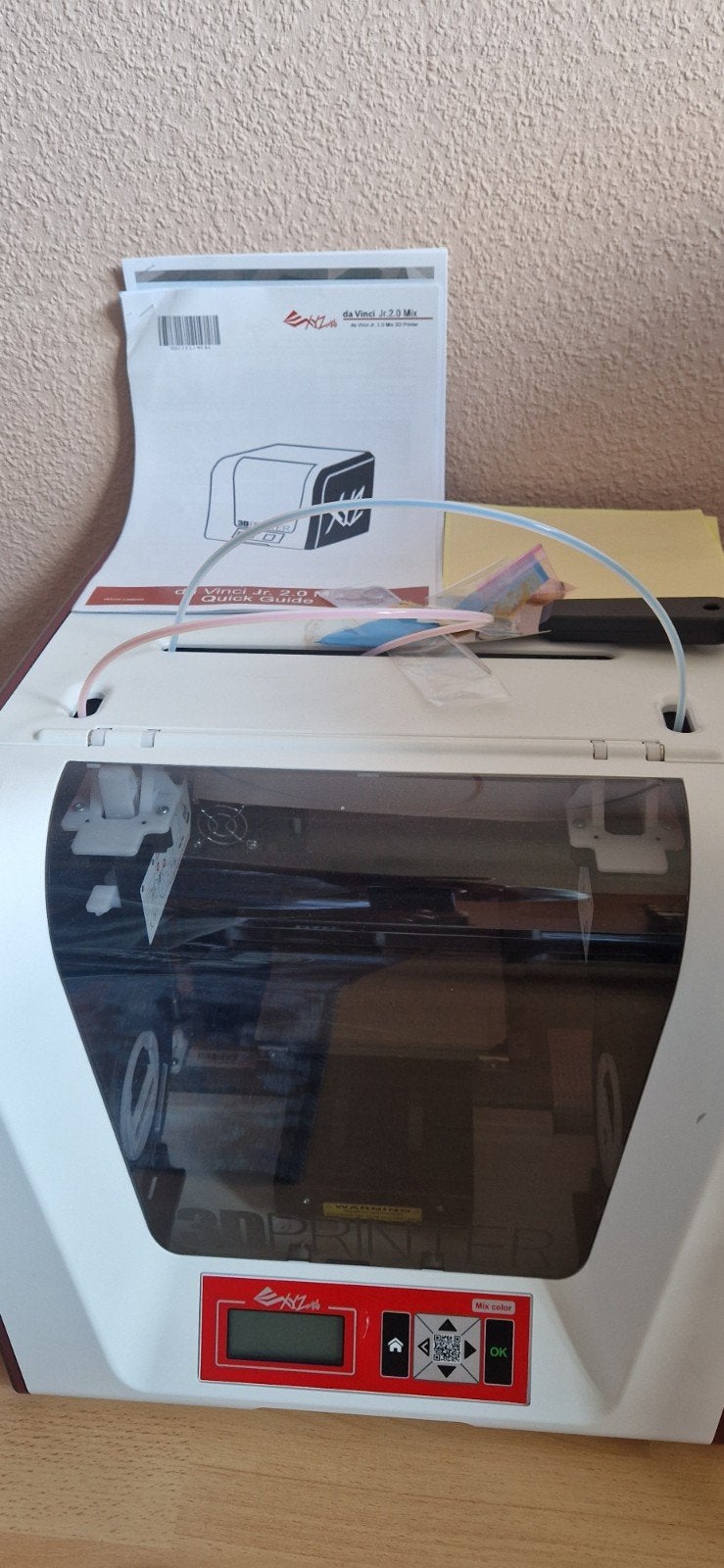 XYZprinting da Vinci Jr. 2.0 Mix 3D-printer, XYZprinting, Ophalen of Verzenden, Zo goed als nieuw, Filament