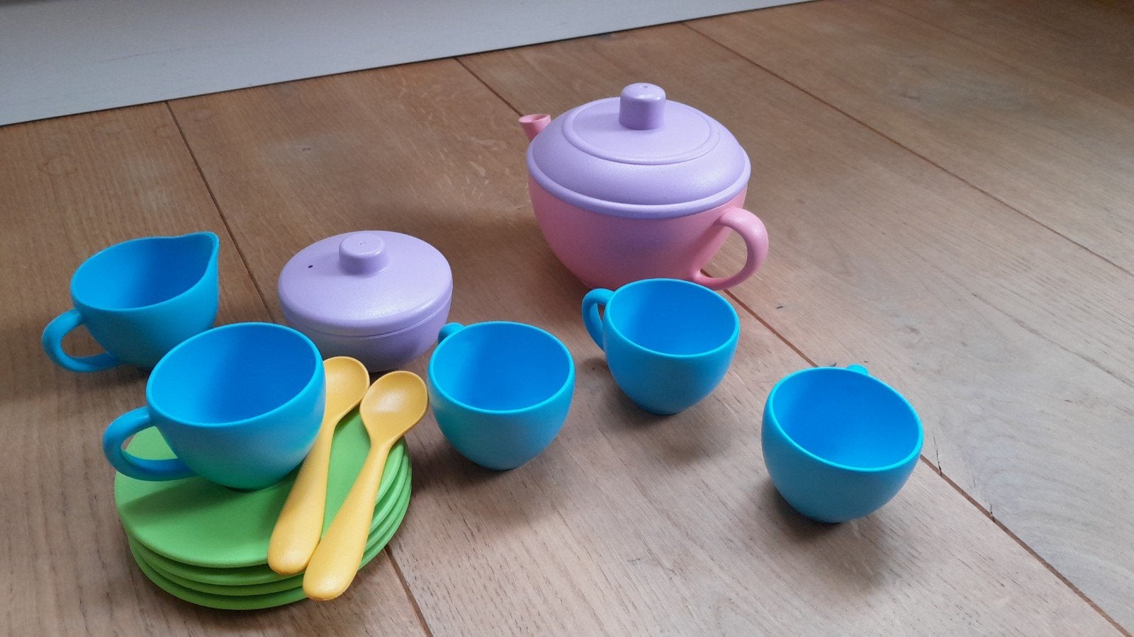 Green Toys theeservies - duurzaam speelgoed, Ophalen, Zo goed als nieuw, Jongen of Meisje