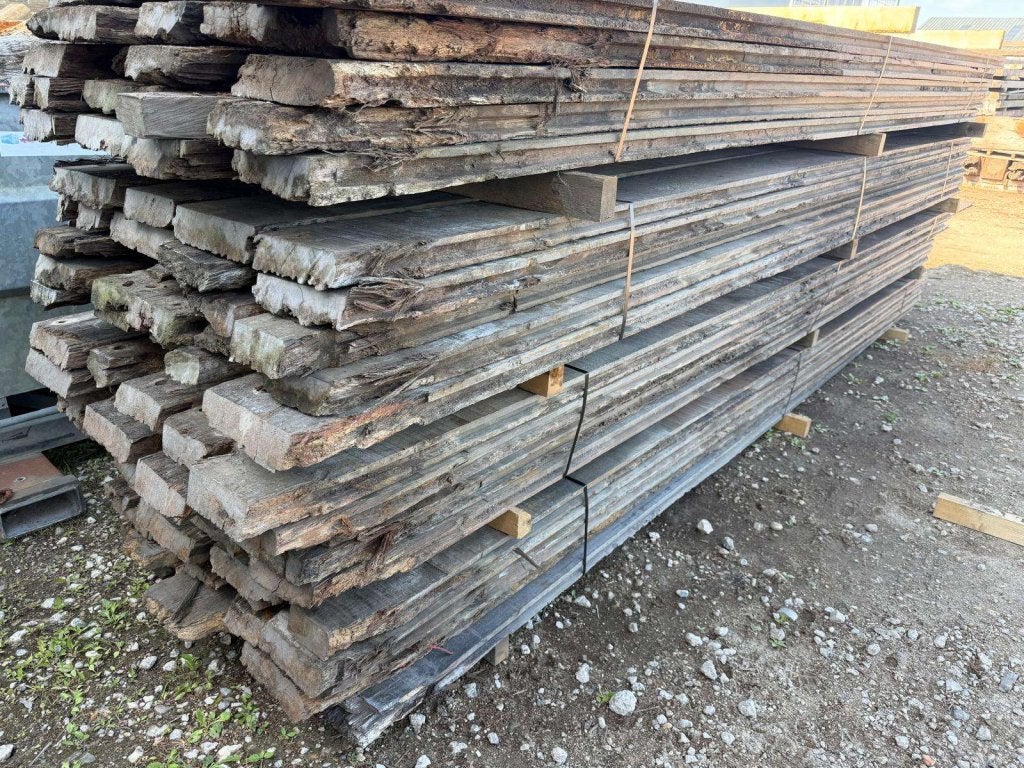 Azobé Damwandplanken 6 cm Dik | FSC Recycled | Hardhout |, Gebruikt, Plank