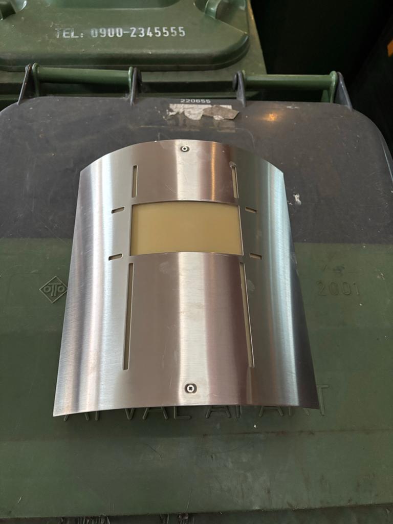 RVS Buitenlamp - Gratis Afhalen, Ophalen, Gebruikt, Minder dan 50 watt, Wandlamp