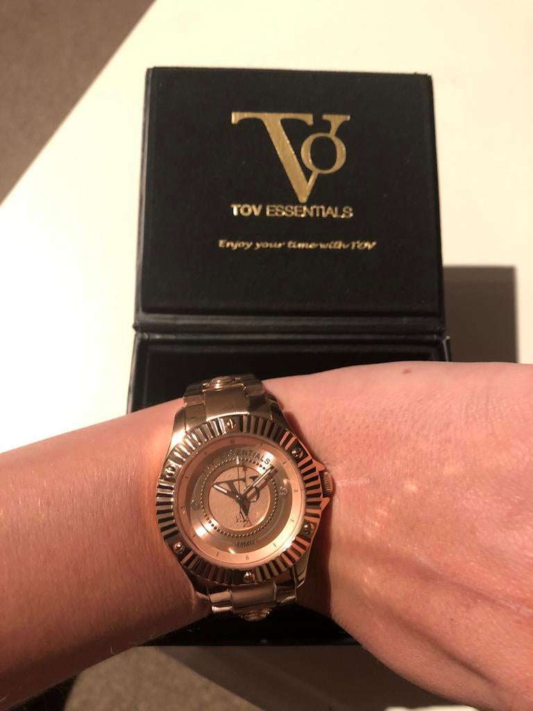 TOV Essentials horloge NIEUW, Overige merken, Staal, Staal, Polshorloge