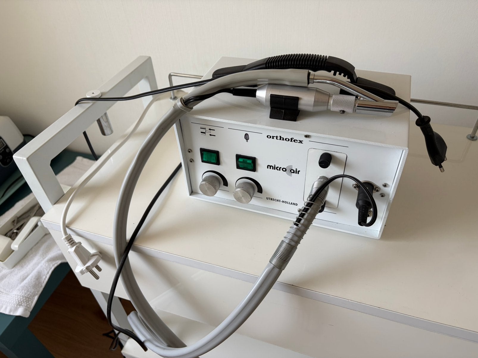 Pedicuremotor opknapper, Ophalen, Gebruikt