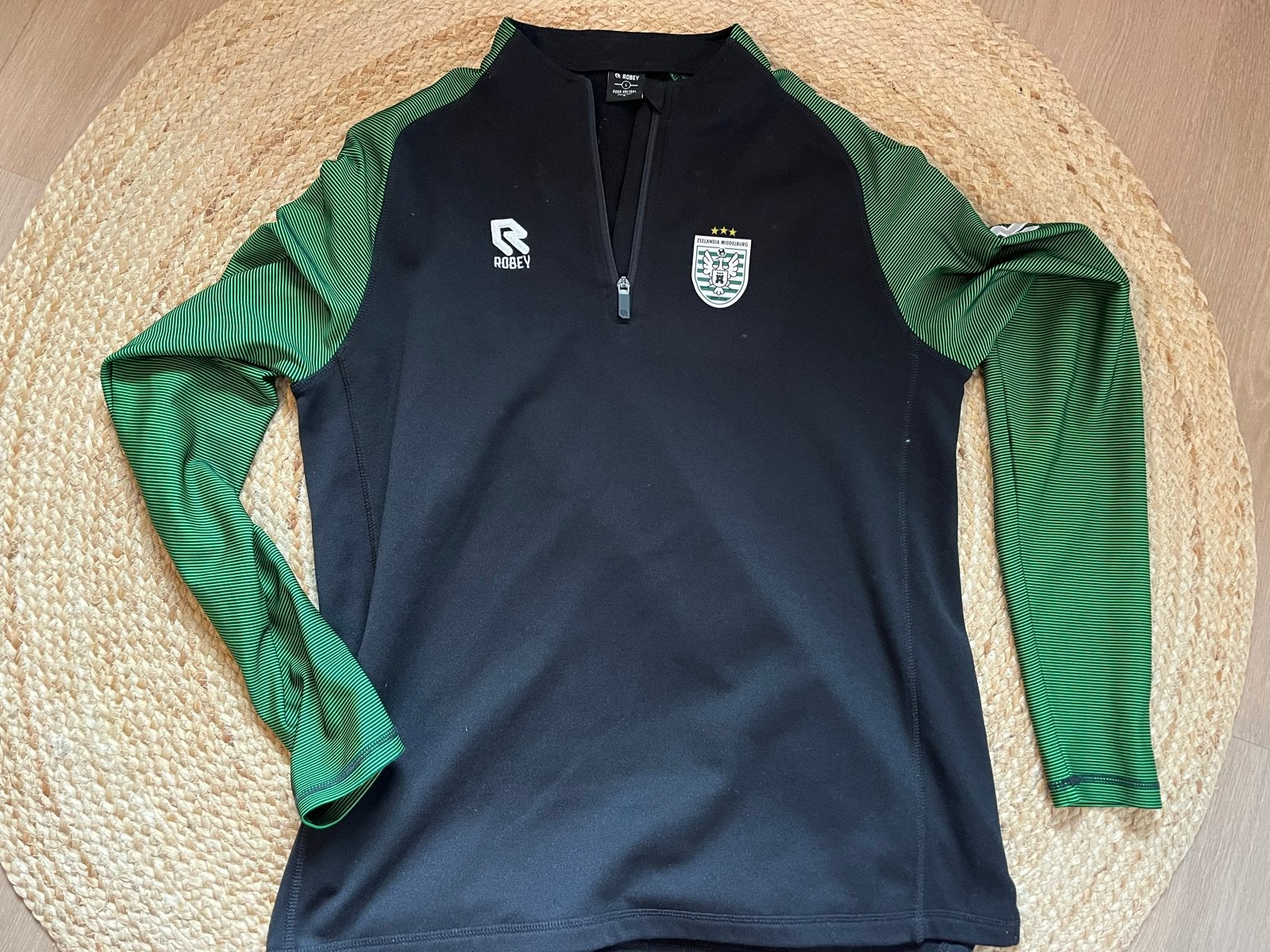 Robey Zeelandia Middelburg vest/trui maat L, Maat 52/54 (L), Zwart, Ophalen of Verzenden, Zo goed als nieuw