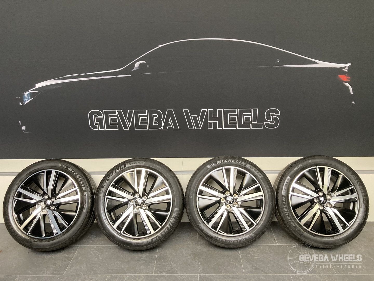 19” originele Peugeot 3008 / 5008 velgen + banden DEMO 5x108, 19 inch, Gebruikt, -, -