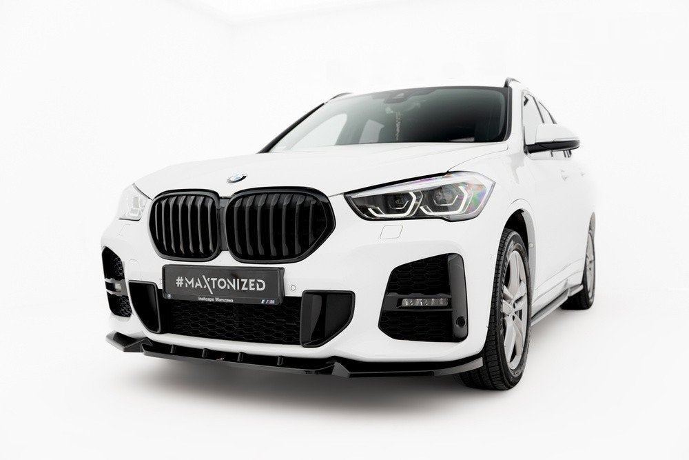 Voorlip achterlip sideskirt spoiler BMW X1 F48 M-pack 19-22