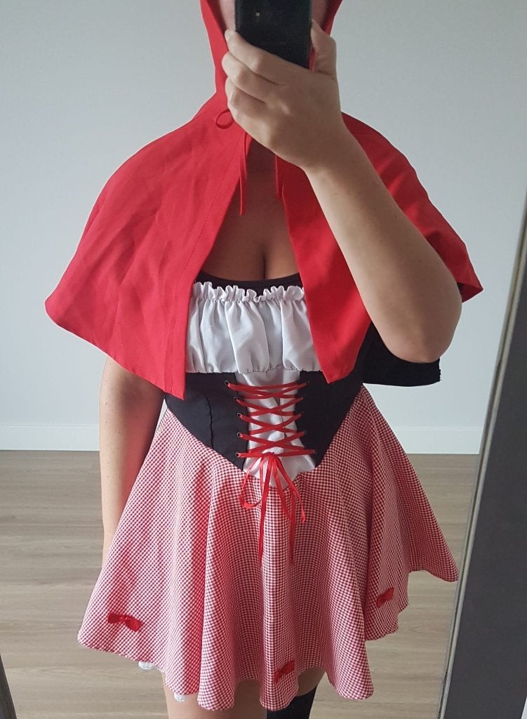 Roodkapje kostuum Oktoberfest Carnaval Biergarten Tiroler M, Maat 38/40 (M), Carnaval, Nieuw, Ophalen of Verzenden