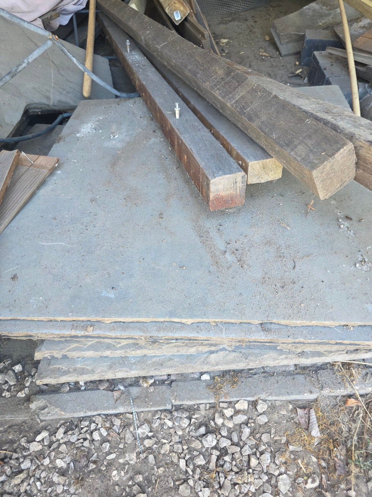 natuurstenen 8 stuks, Ophalen, Zo goed als nieuw, Natuursteen, Terrastegels
