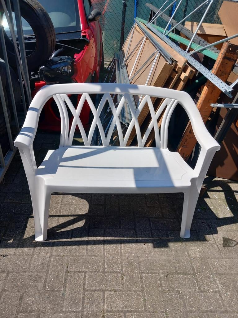 Mooie tuinbankje prijs € 20.00, Tuin en Terras, Ophalen of Verzenden, Hout