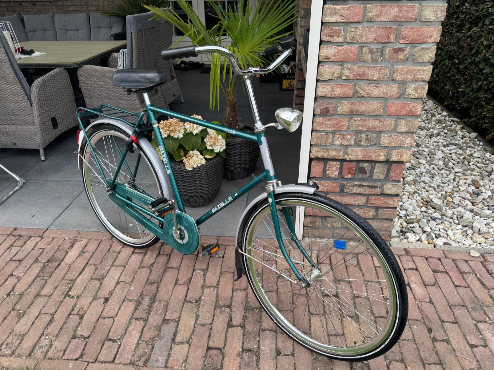 Gazelle impala heren fiets retro 62 cm, Fietsen en Brommers, Ophalen, Zo goed als nieuw, Gazelle