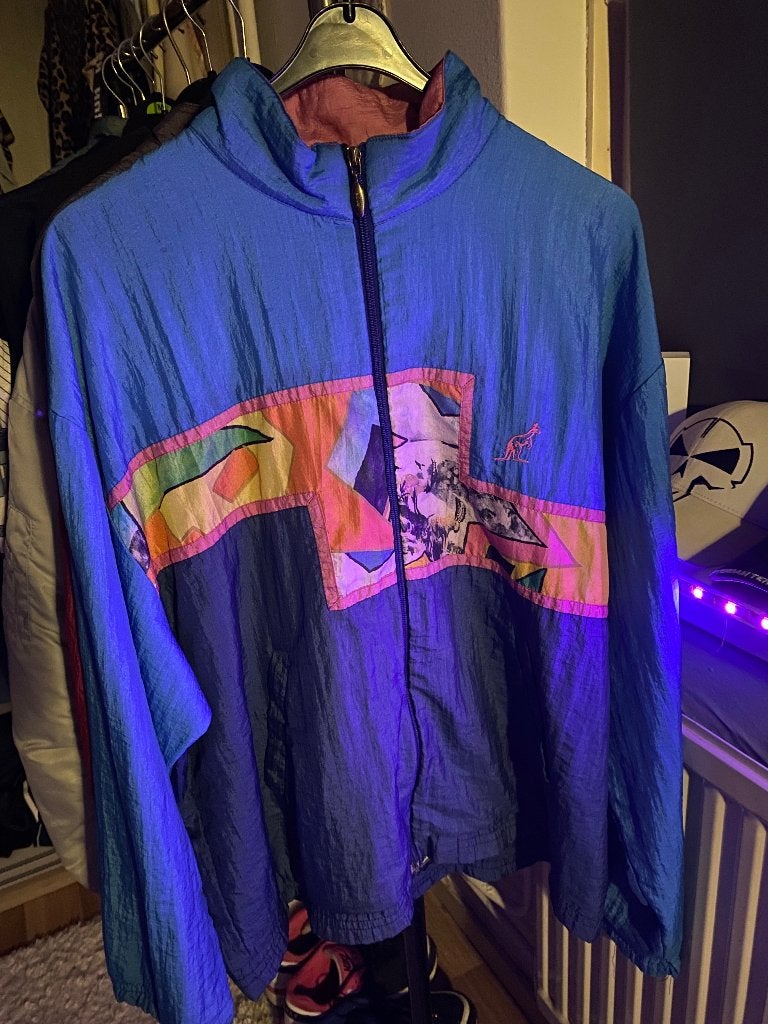 Oldschool Australian jack Maat 54, Kleding | Heren, Jassen | Zomer, Ophalen of Verzenden, Zo goed als nieuw, Overige maten, Blauw