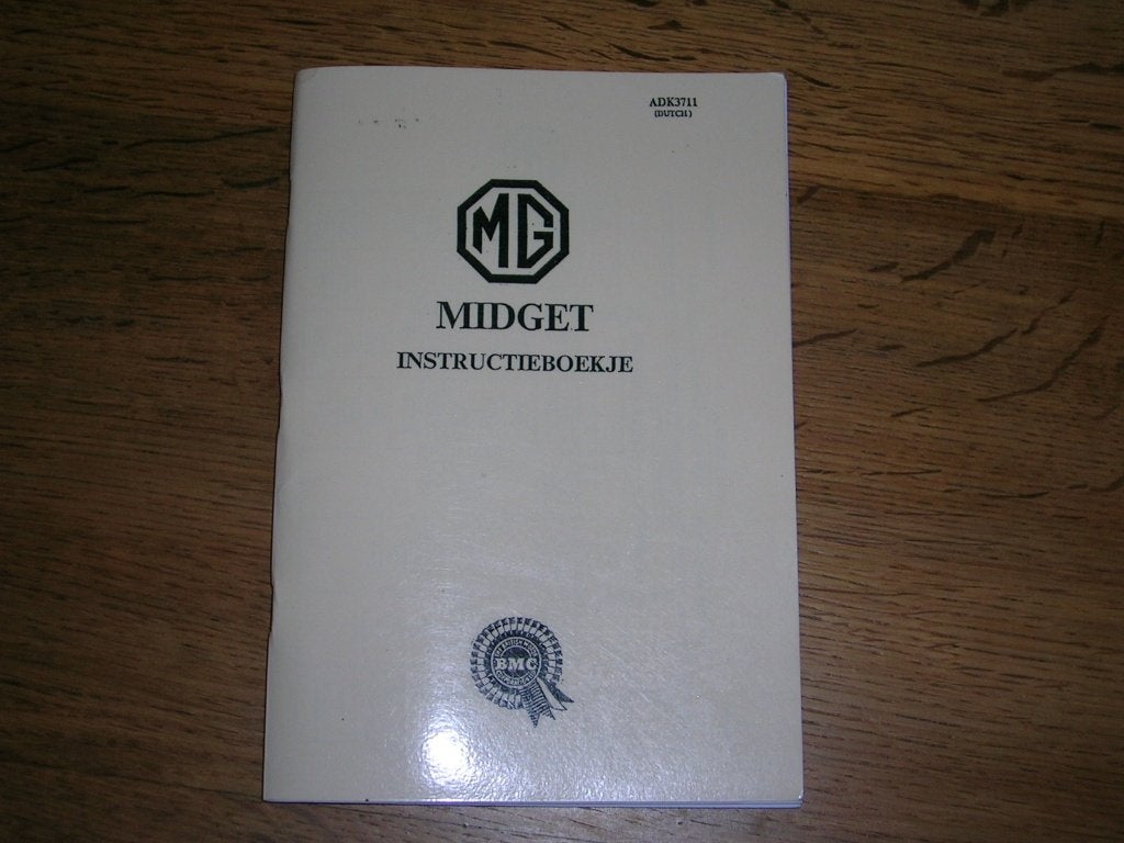 MG midget onderhoud/instructieboekje, Ophalen of Verzenden