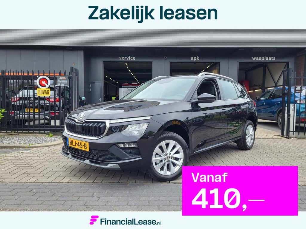 Skoda Kamiq 1.5 TSI ACT Business Edition | Met o.a. camera,, 12 maanden, Stof, Zwart, 4 cilinders