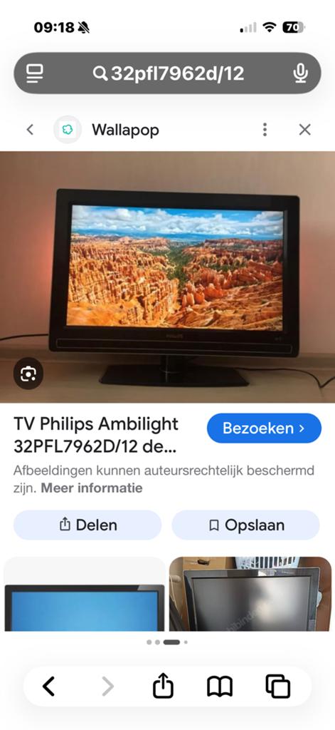 Philips 32PFL7962D/12 Ambilight, Ophalen of Verzenden