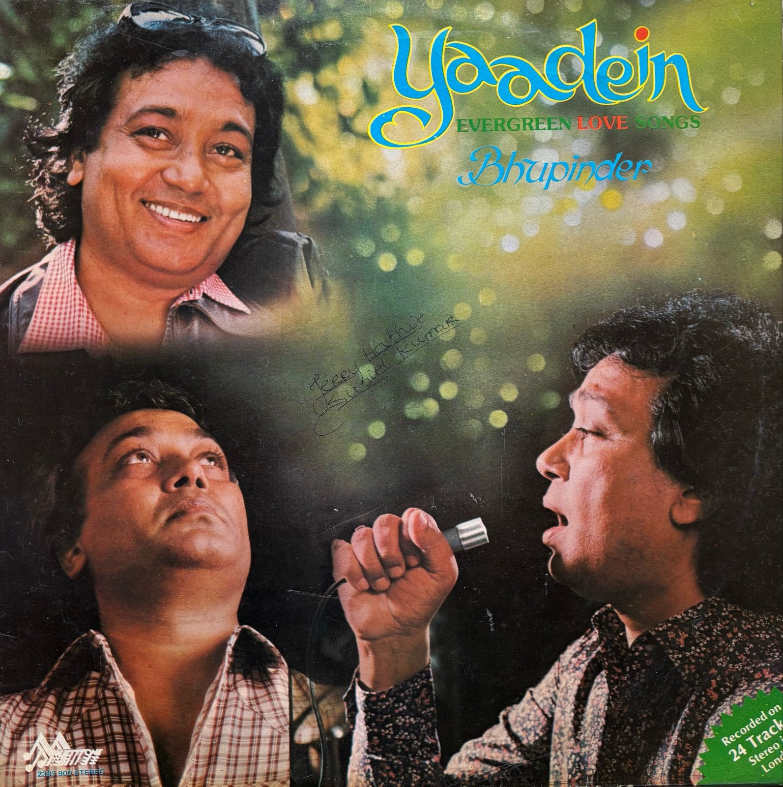 Bhupinder - Yaadein Evergreen Love Songs Bollywood LP Vinyl, Gebruikt, Verzenden, Originele persing, 1970 - 1979