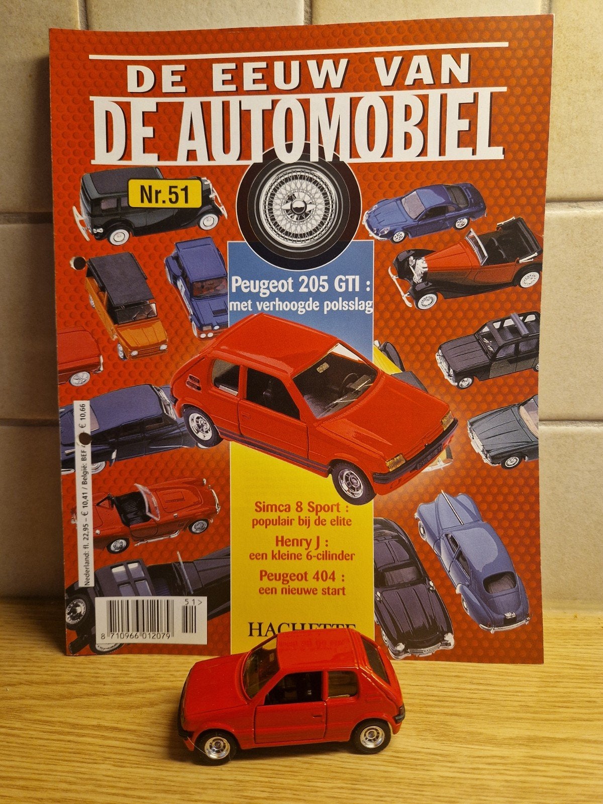 solido Peugeot 205 tijdschrift doosje, Ophalen of Verzenden, Zo goed als nieuw, Auto, Solido