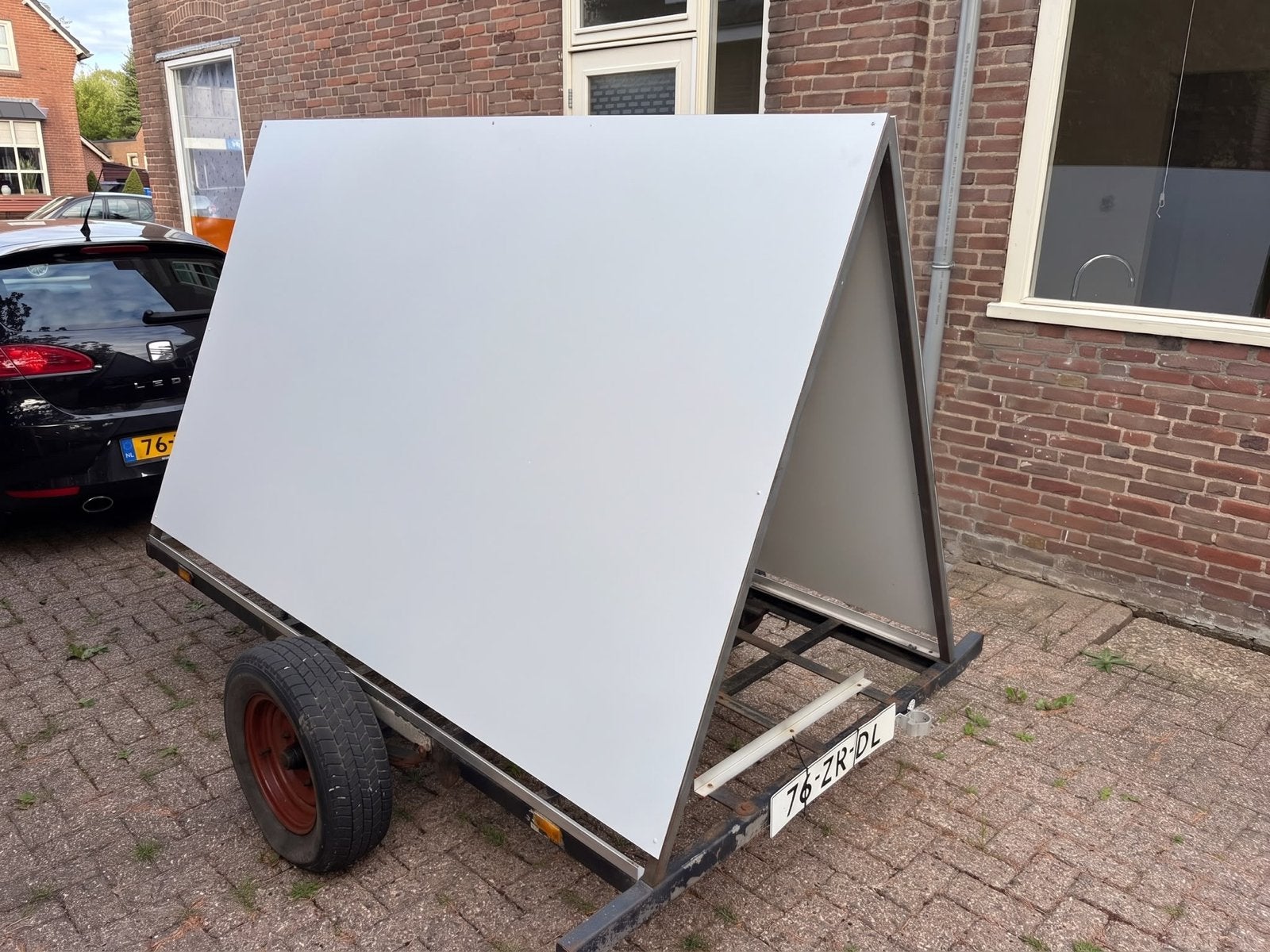 Reclame Aanhanger / Tekstkar / reclamewagen, Auto diversen, Aanhangers en Bagagewagens, Ophalen, Gebruikt