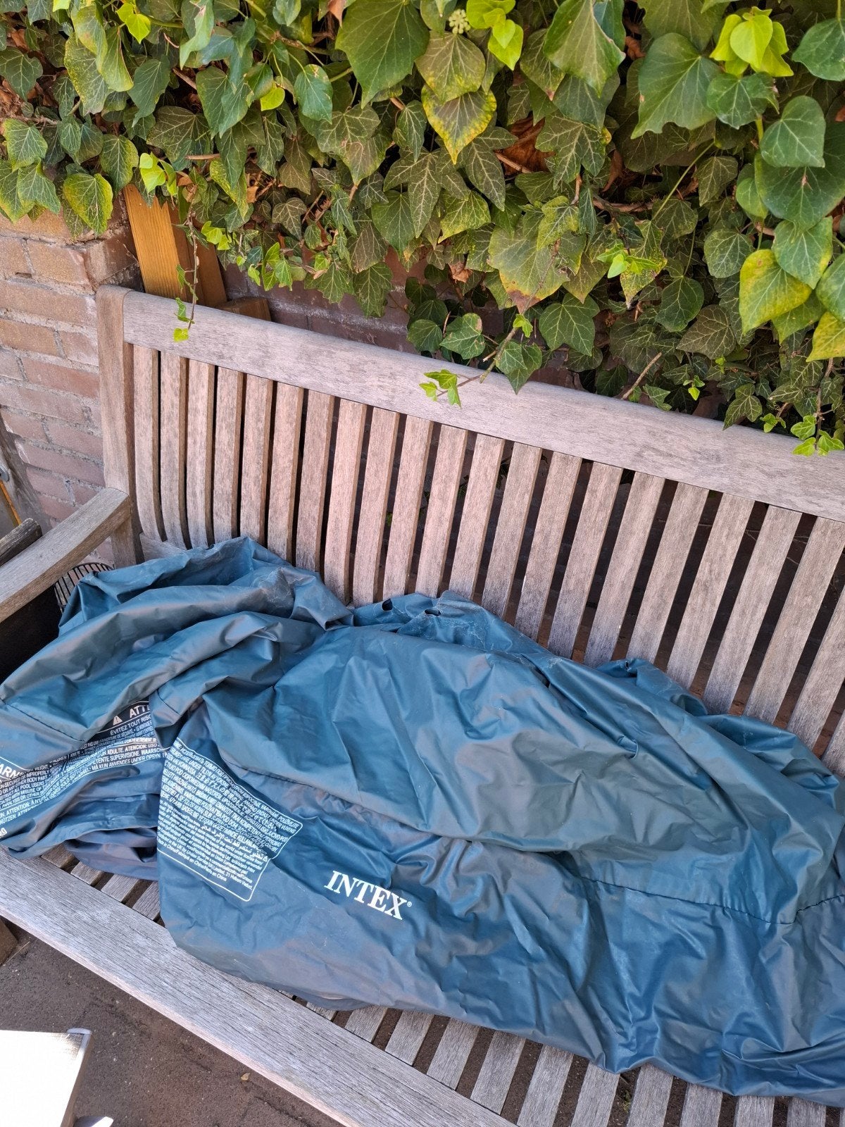 Intex zwembadafdekzeil rond 244, Ophalen of Verzenden, Gebruikt, Afdekzeil