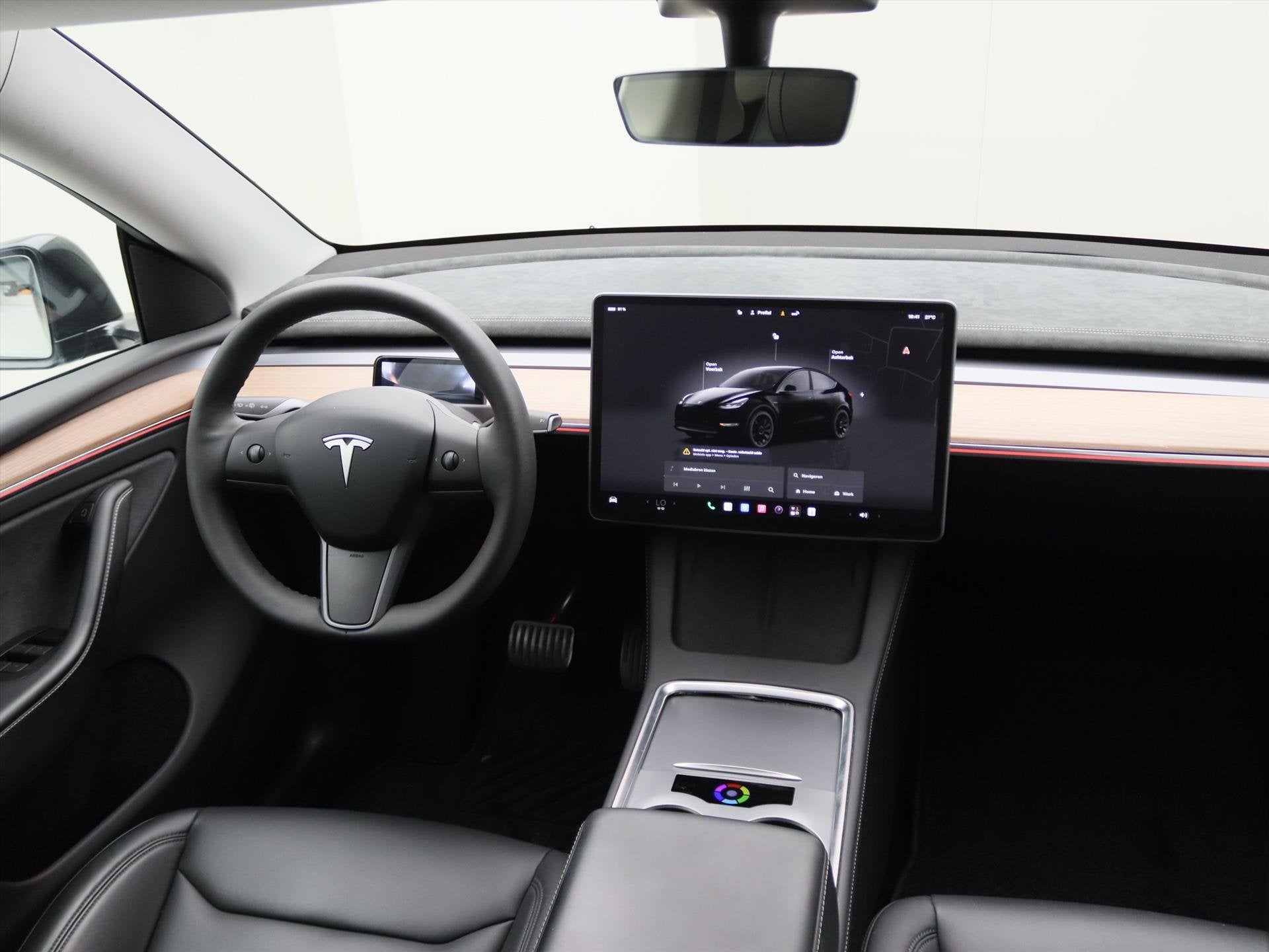 Tesla Model Y Long Range AWD 75kWh 351pk 94.7% SoH [ COCKPIT, Auto's, Tesla, Automaat, Gebruikt, Zwart, Zwart