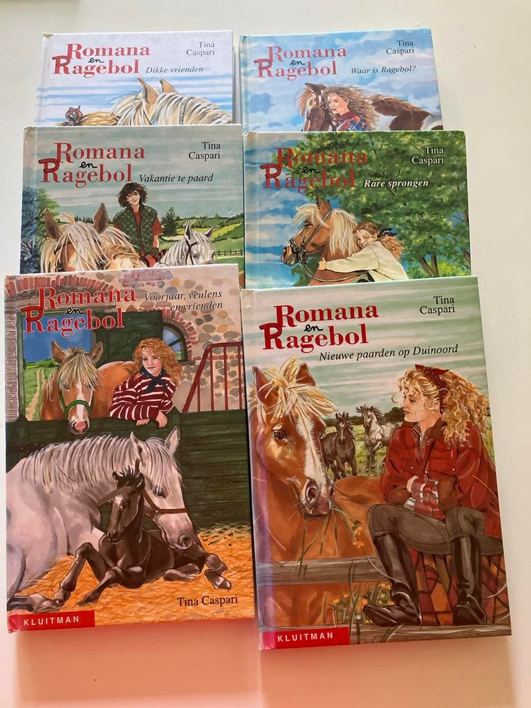 Romana en Ragebol boeken - Tina Caspari (7 delen), Ophalen, Gelezen, Fictie algemeen