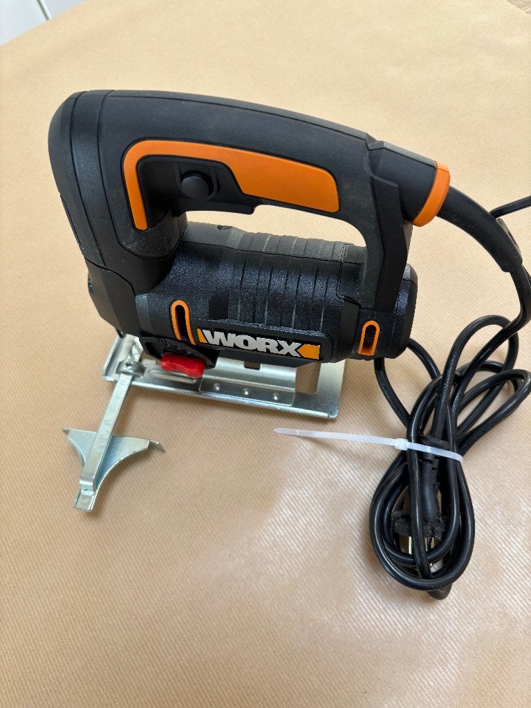 Decoupeerzaag, Verzenden, Worx, Zo goed als nieuw, Minder dan 600 watt