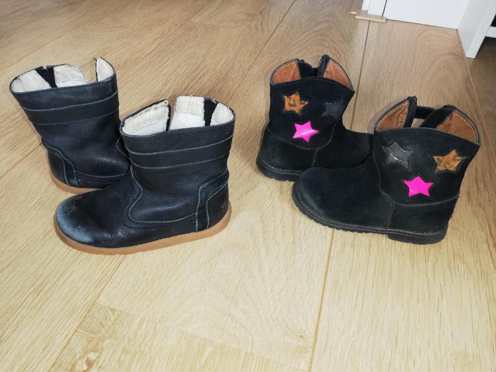 Leren laarsjes maat 24 Bobux en Elefanten, Meisje, Schoenen, Ophalen of Verzenden, Zo goed als nieuw