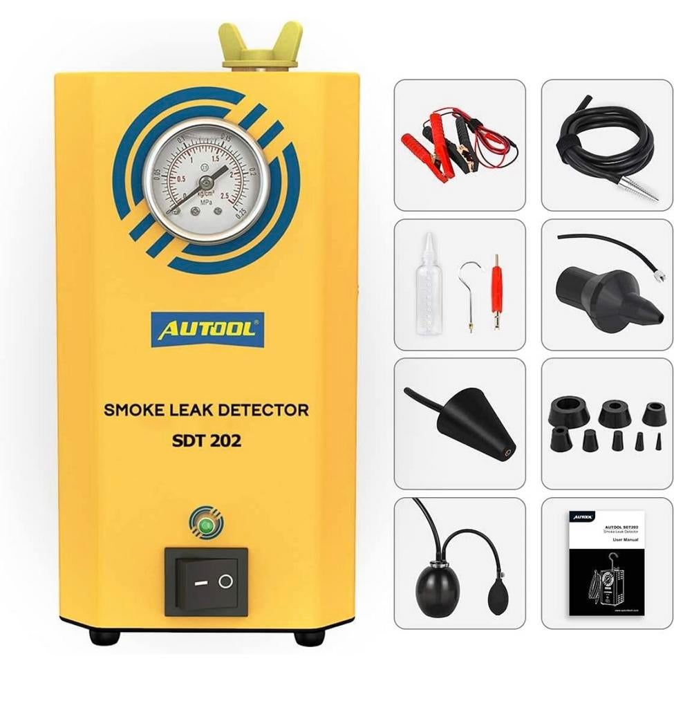Rookmachine AUTOOL SDT 202 Automotive Rooklekdetector, Auto diversen, Ophalen of Verzenden