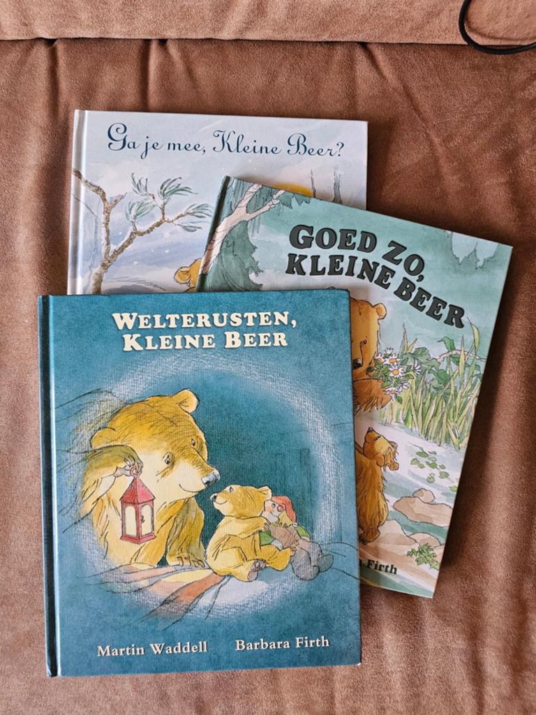 3x Kleine Beer boeken: Welterusten, Ga je mee?, Goed zo, Boeken, Ophalen of Verzenden, Gelezen, Martin Waddell, Fictie algemeen