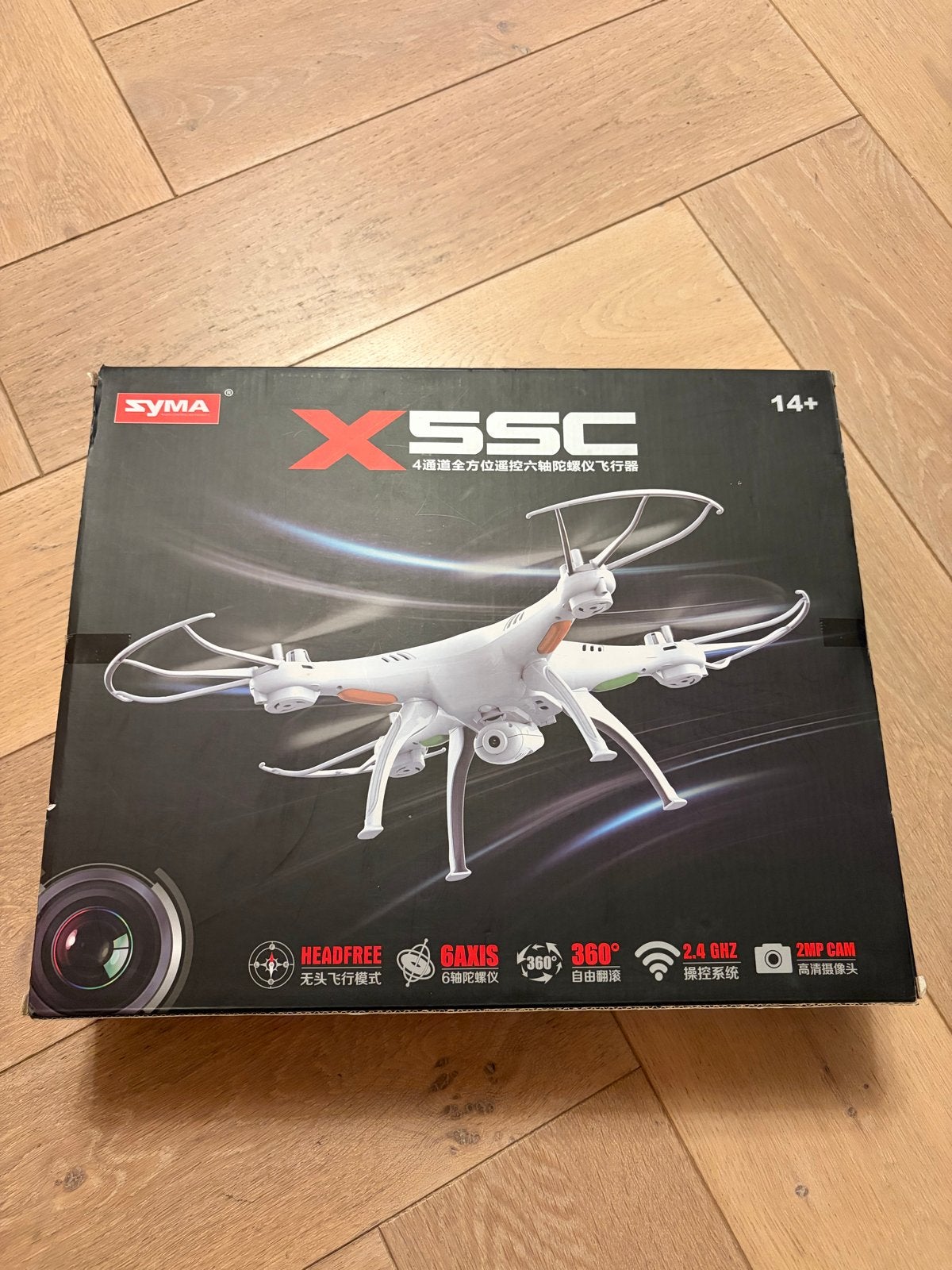 Syma X5SC Drone met Camera - Zo goed als nieuw, Basiskwaliteit, Syma, Headless mode, Minder dan 100 meter
