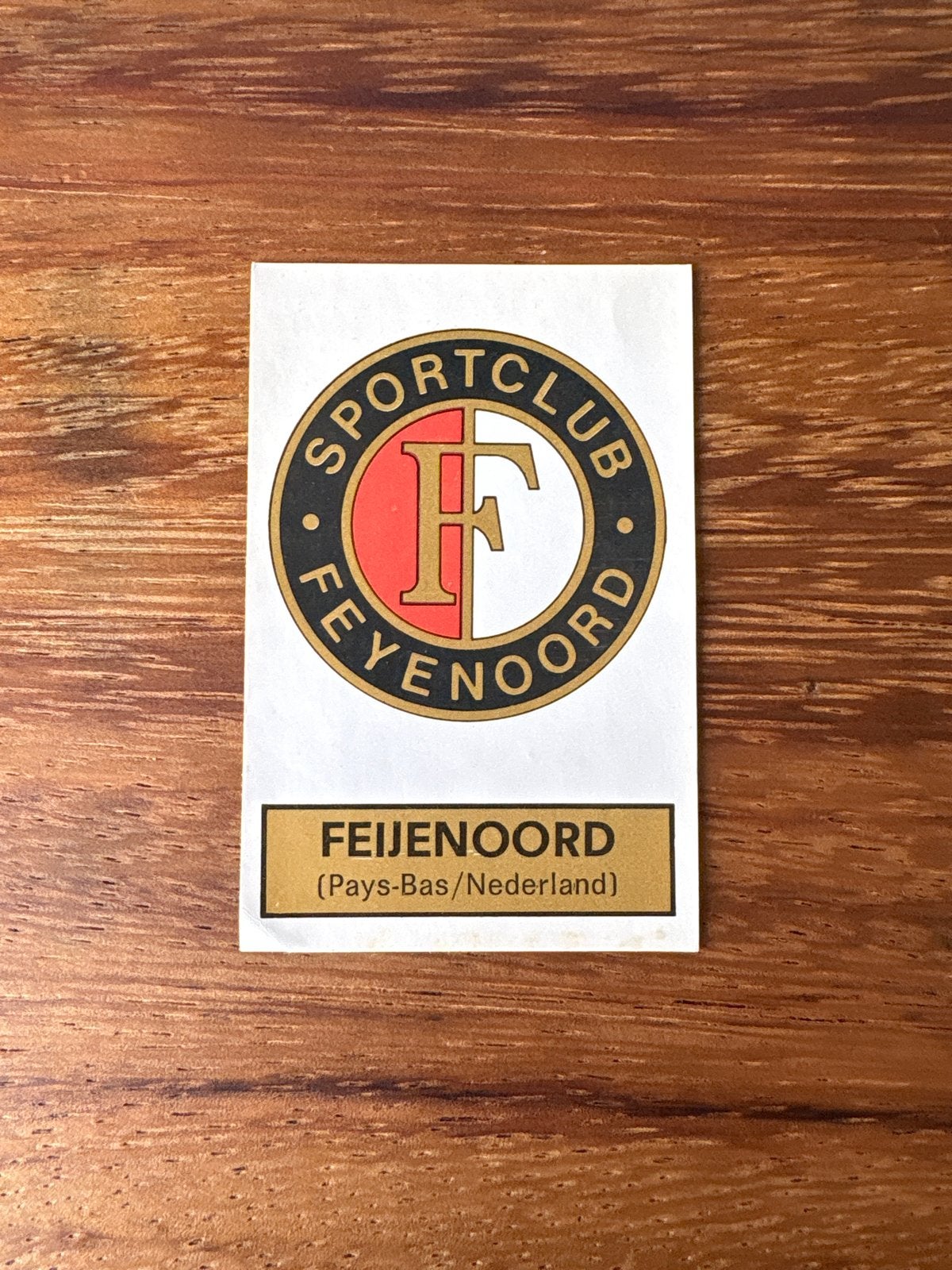 Feyenoord Panini Sticker 1972-73, Ophalen of Verzenden, Zo goed als nieuw, Stickers en Plaatjes