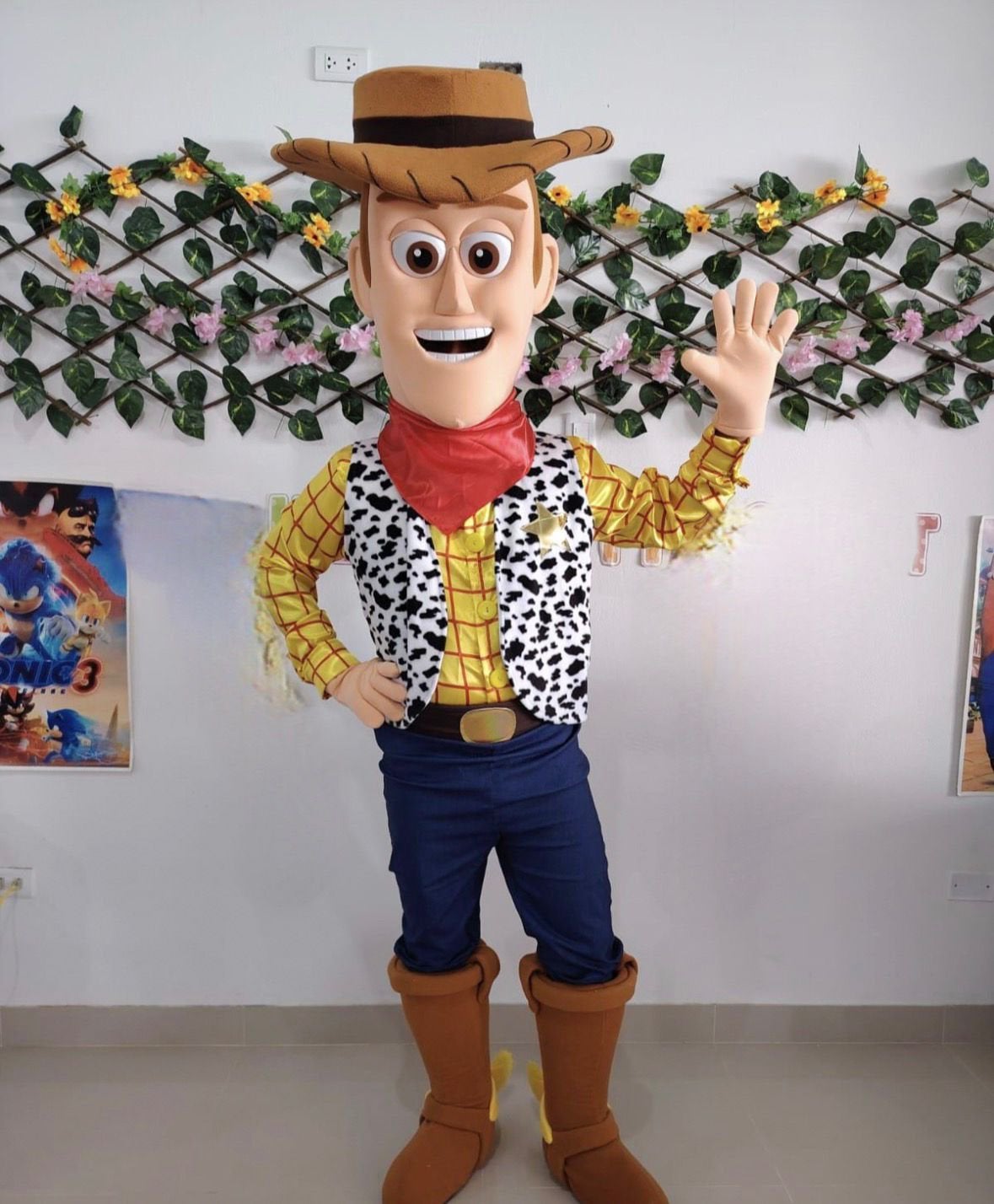 WOODY TOY STORY MASCOTTE VERHUUR, Ophalen of Verzenden, Nieuw, Verjaardag