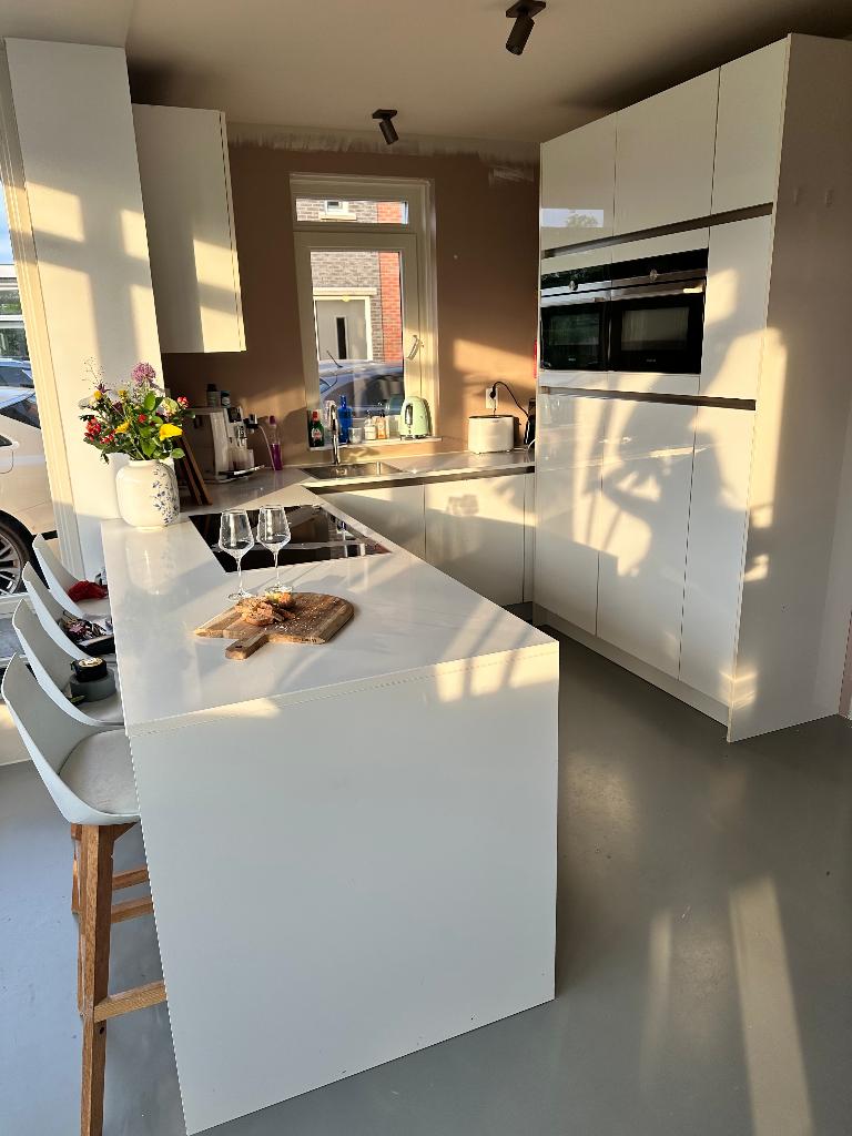 Complete keuken (Eigen Huis) te koop!, Ophalen, Gebruikt, U-keuken, Wit