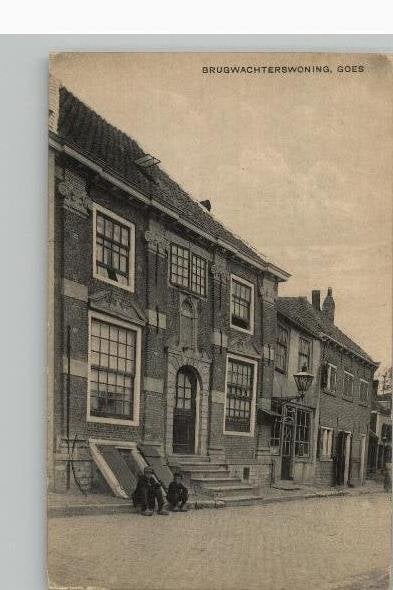Goes Brugwachterswoning st 1938, Verzenden, 1920 tot 1940, Gelopen, Zeeland