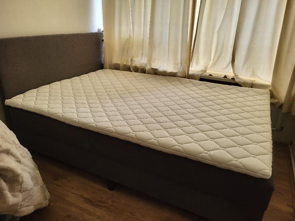 Boxspring 140x200, Huis en Inrichting, Slaapkamer | Boxsprings, Ophalen, Gebruikt, Tweepersoons, 140 cm