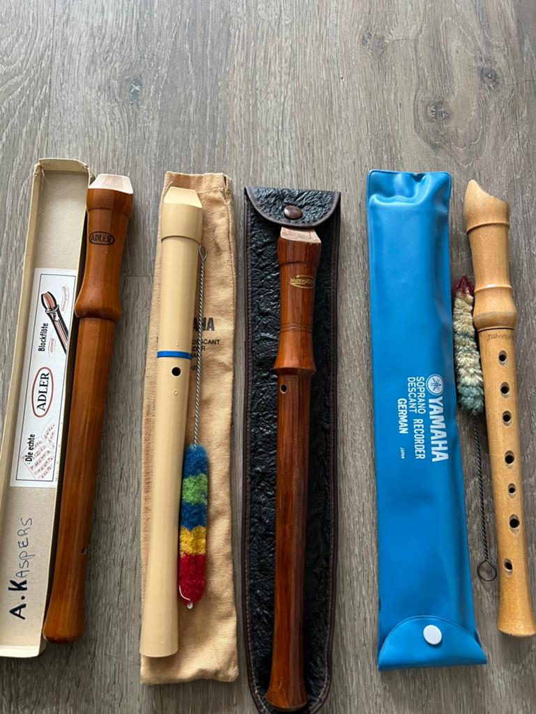 ADLER blokfluiten, Muziek en Instrumenten, Blaasinstrumenten | Blokfluiten, Ophalen of Verzenden, Zo goed als nieuw