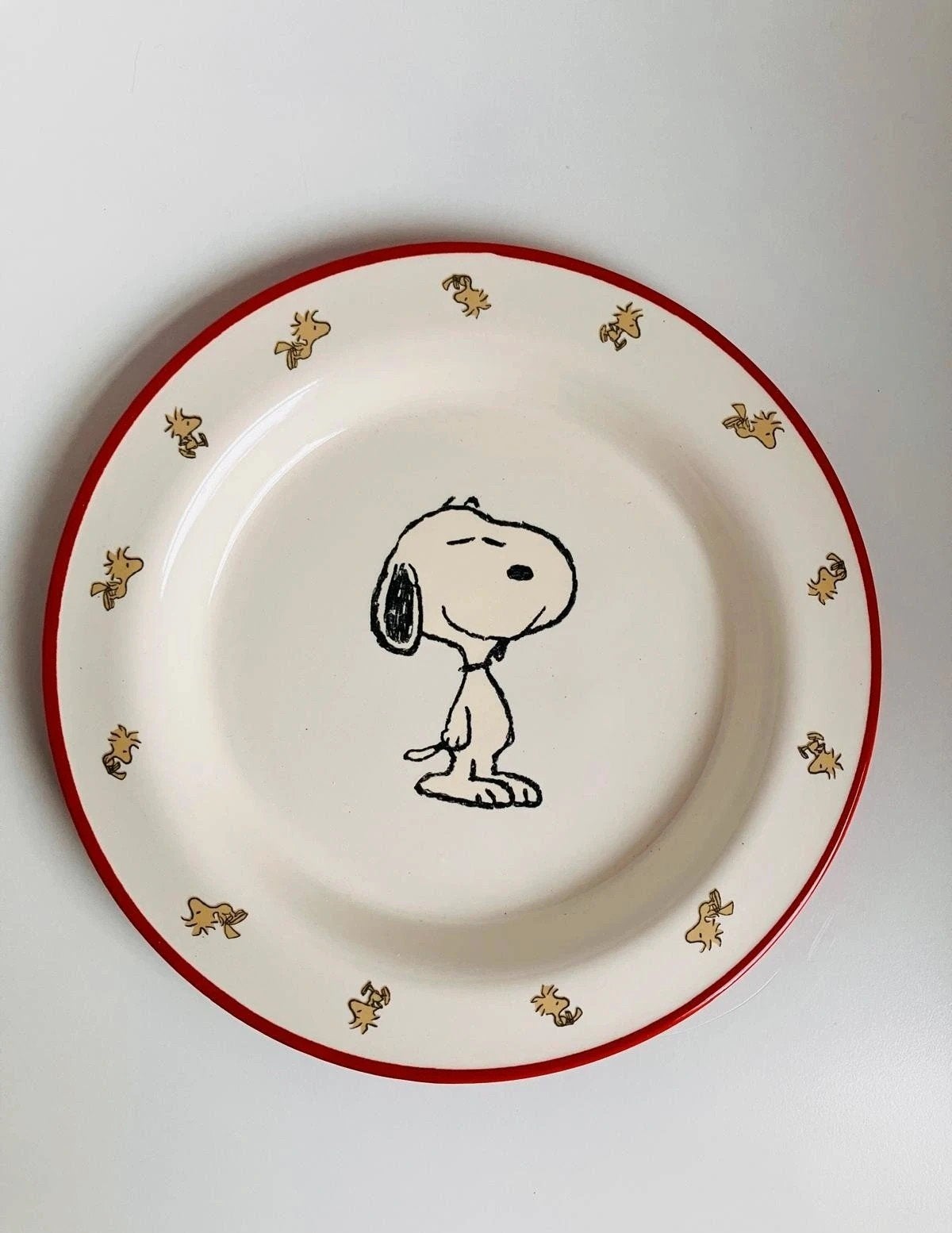 Snoopy bord, Ophalen, Keramiek, Nieuw, Bord(en)