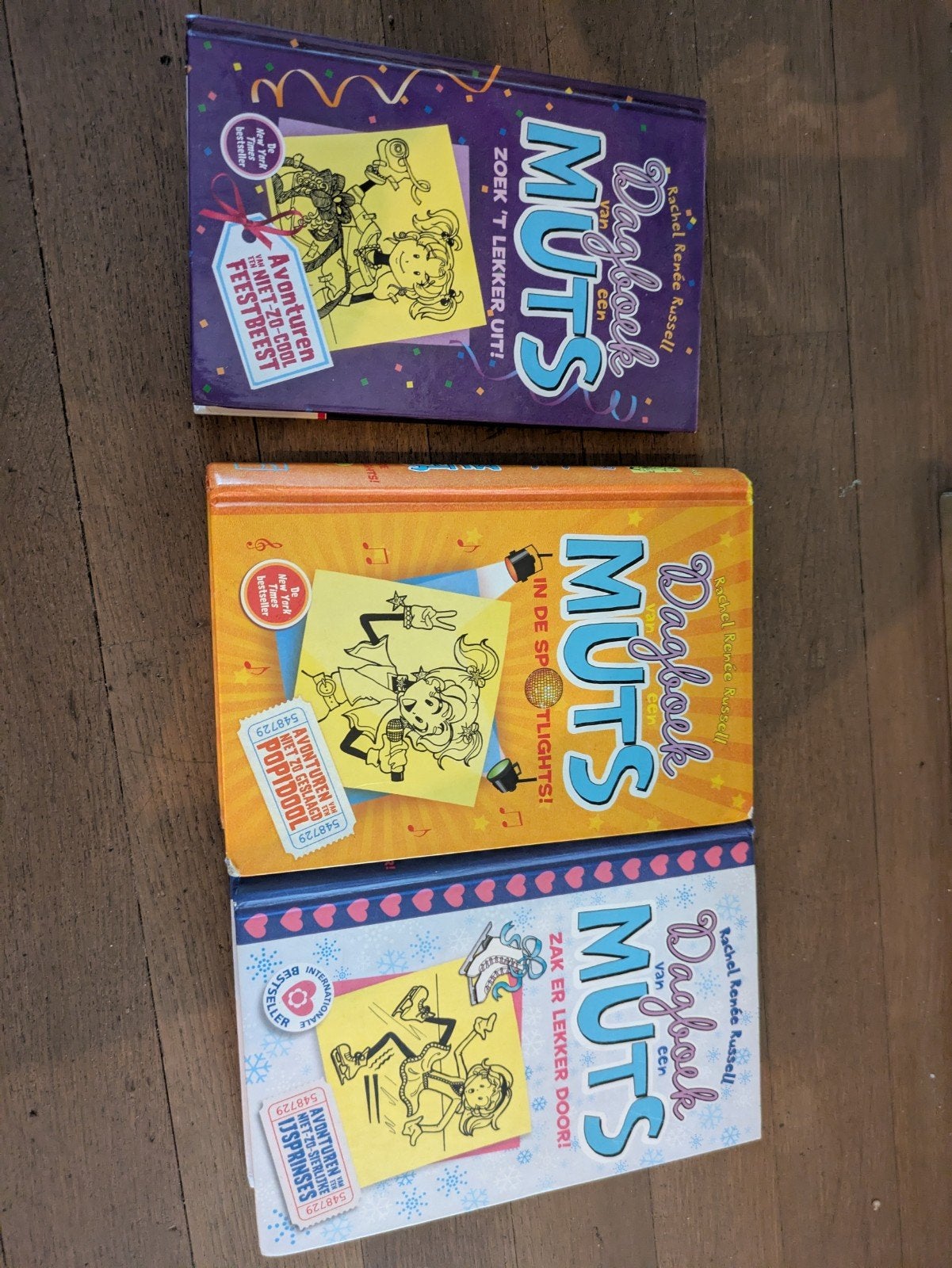 Dagboek van een Muts boeken deel 3 en deel 4 plus extra, Ophalen of Verzenden, Zo goed als nieuw, Rachel Renée Russell, Fictie