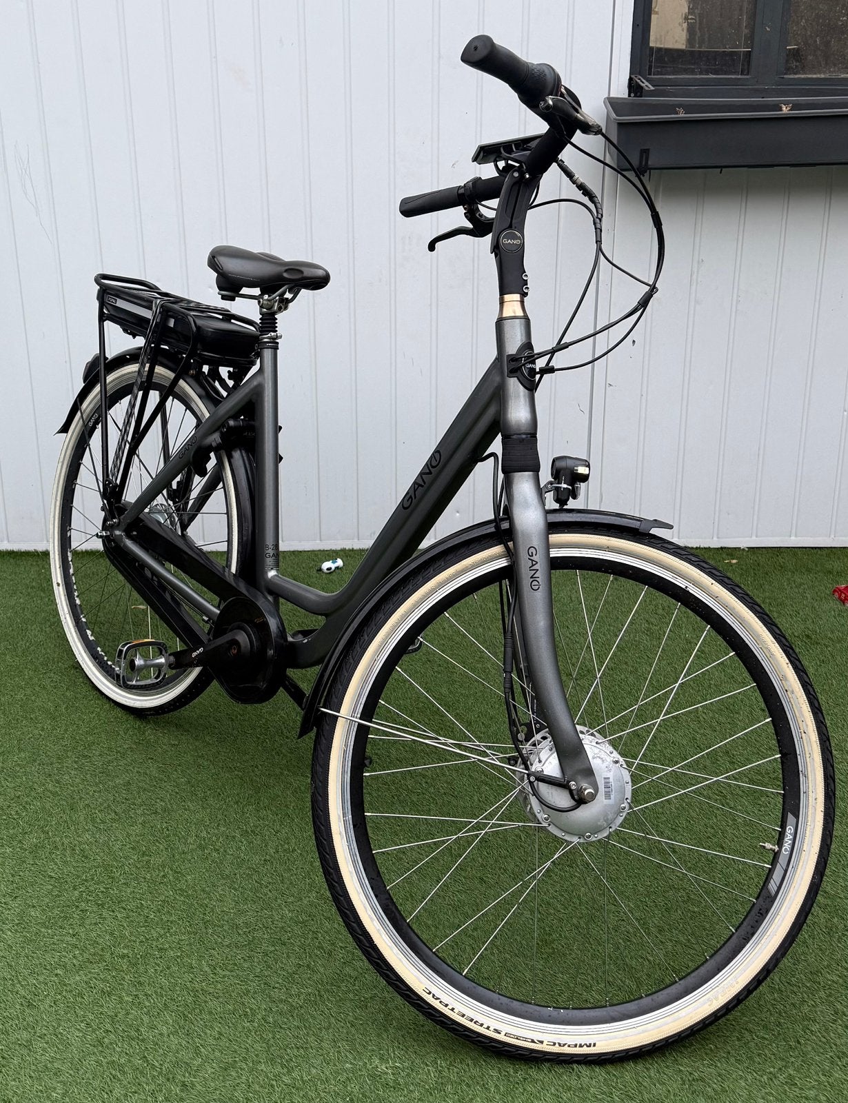 Gano elektrische damesfiets – 54 cm – actieradius  50 km, Ophalen, Zo goed als nieuw, Overige merken
