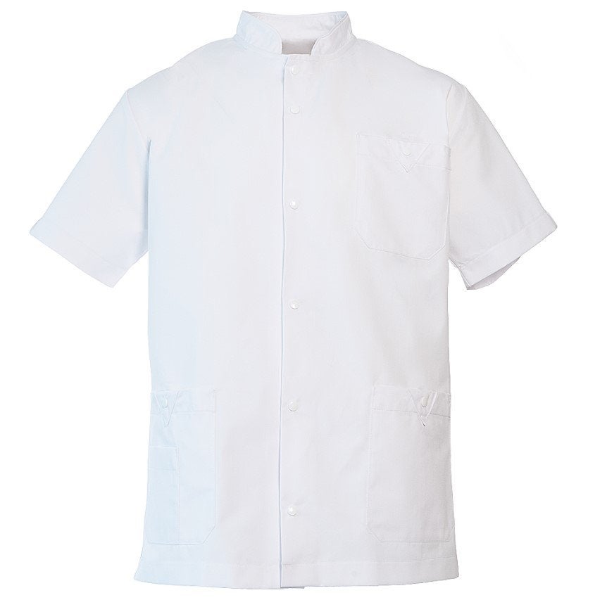 Verplegershes, unisex, beroepskleding: zorg, maat 2XL, Beau Exclusive, Wit, Shirt, Nieuw