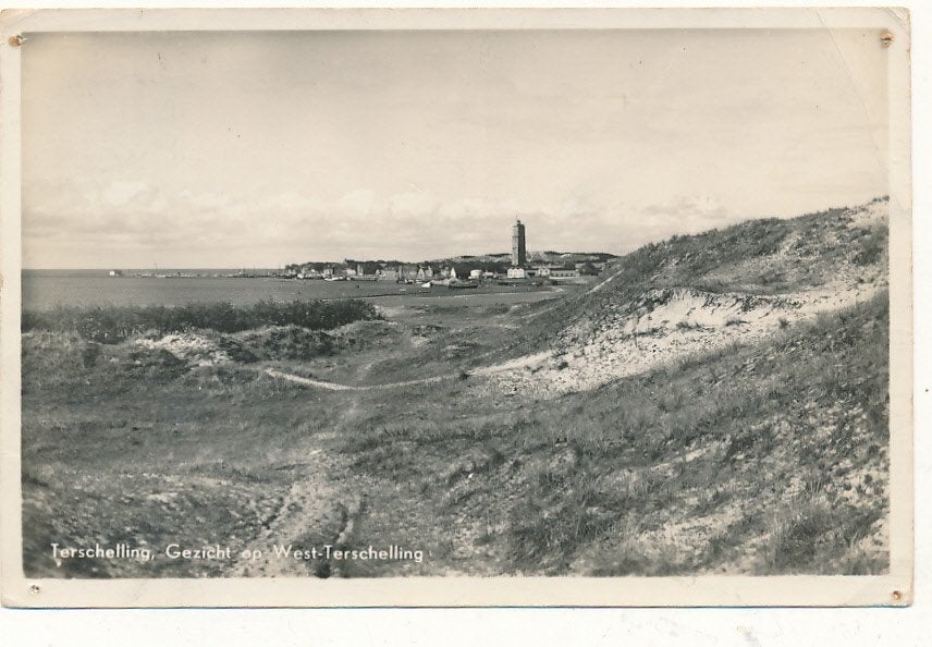 11139 Terschelling, gezicht op West Terschelling, Ophalen of Verzenden, 1940 tot 1960, Waddeneilanden