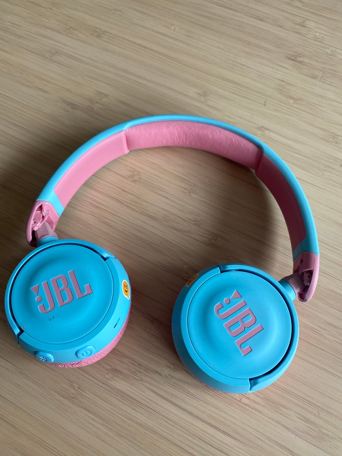 JBL JR 310 BT On-ear draadloze koptelefoon blauw/roze, Ophalen, Meerkleurig, Gebruikt, JBL