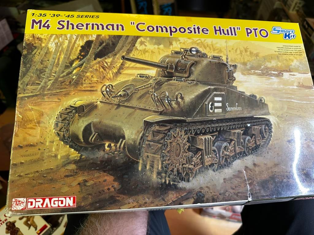 M4 Sherman, Overige merken, Tank, Verzenden, 1:32 tot 1:50