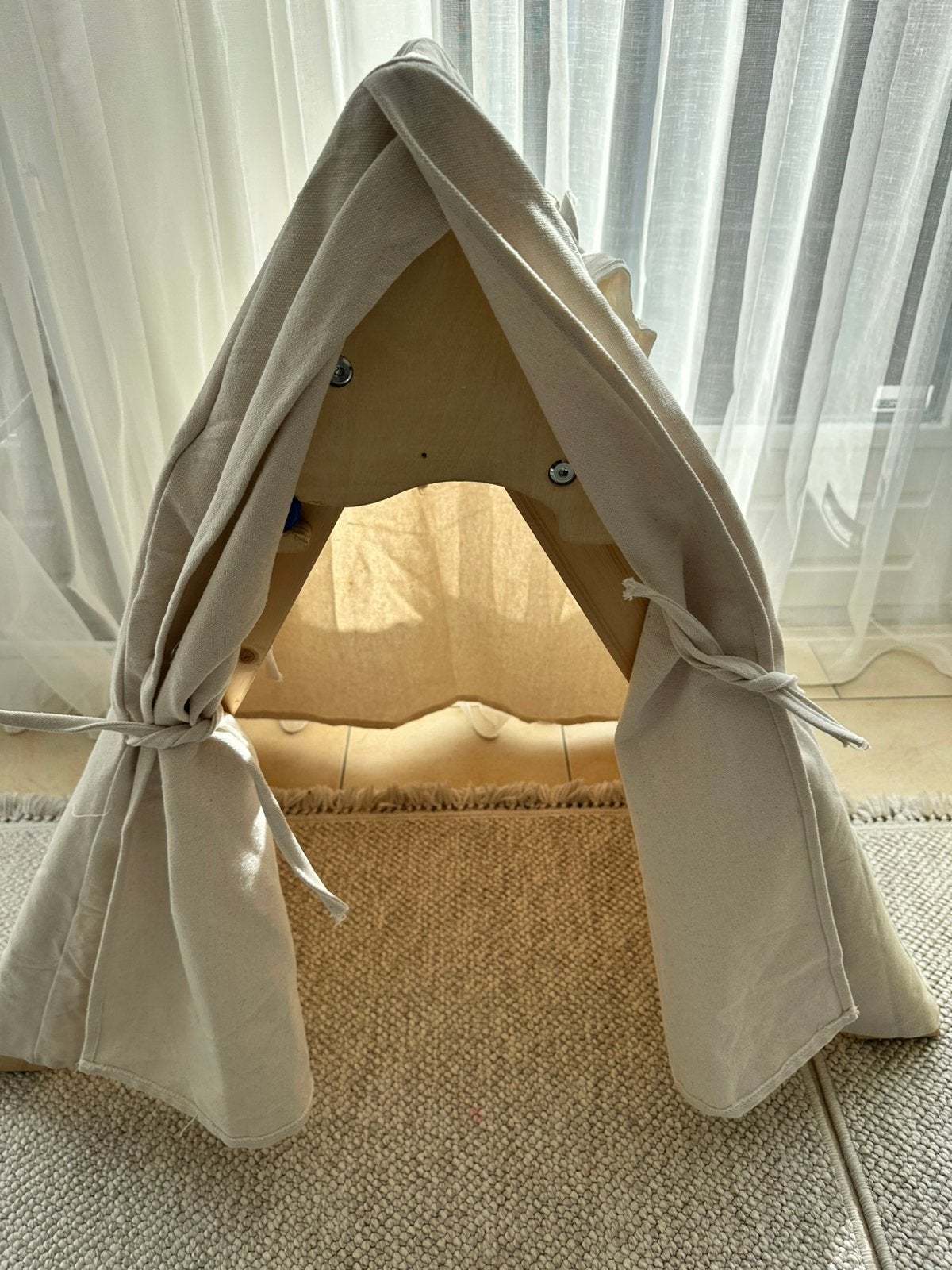 Klimrek met tent, Ophalen, Zo goed als nieuw