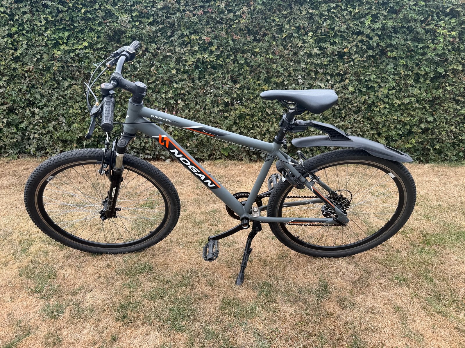 Nogan Mountainbike - Grijs, 26 inch wielen, Fietsen en Brommers, Gebruikt, Hardtail, 53 tot 57 cm, Ophalen