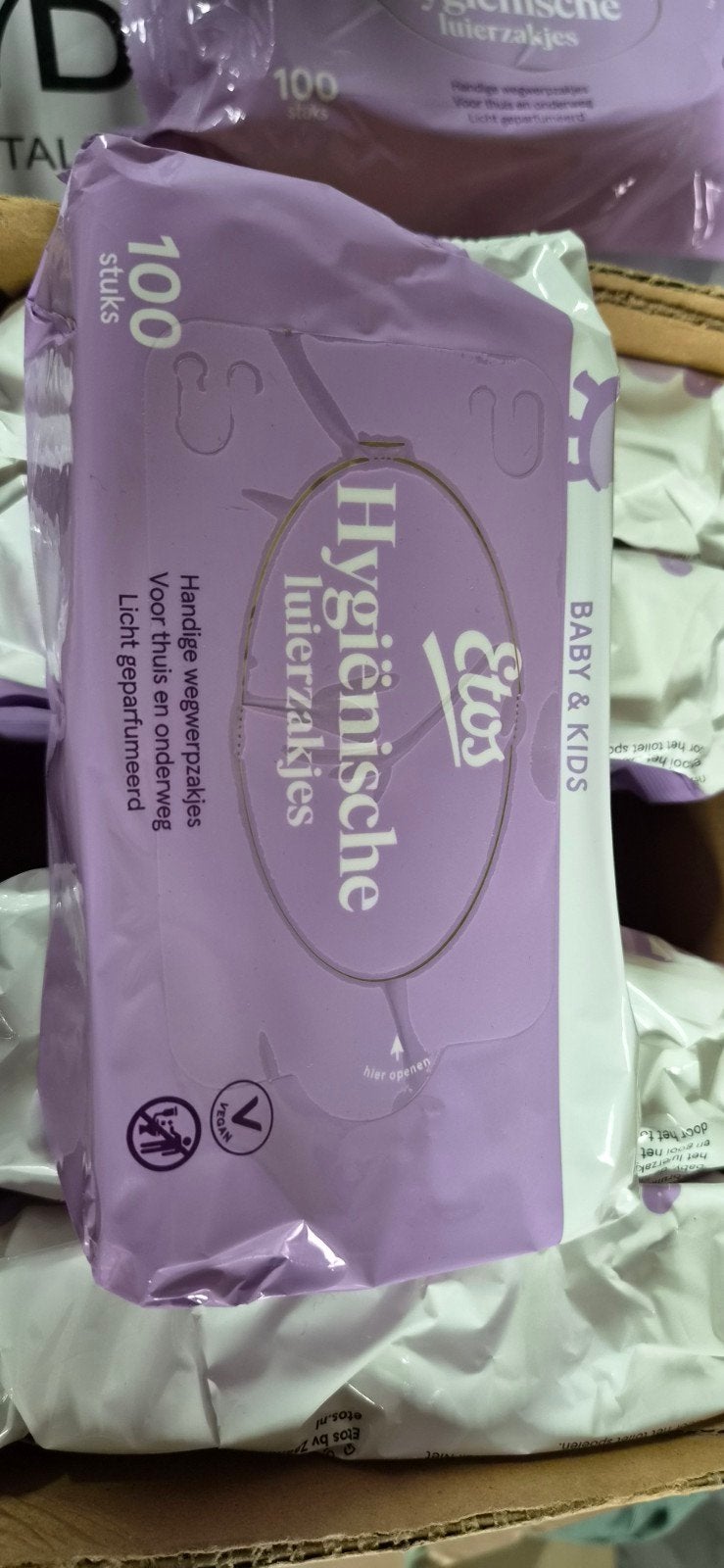 Etos Hygiënische Luierzakjes - 100 stuks, Licht Geparfumeerd, ., Nieuw, Ophalen of Verzenden, .