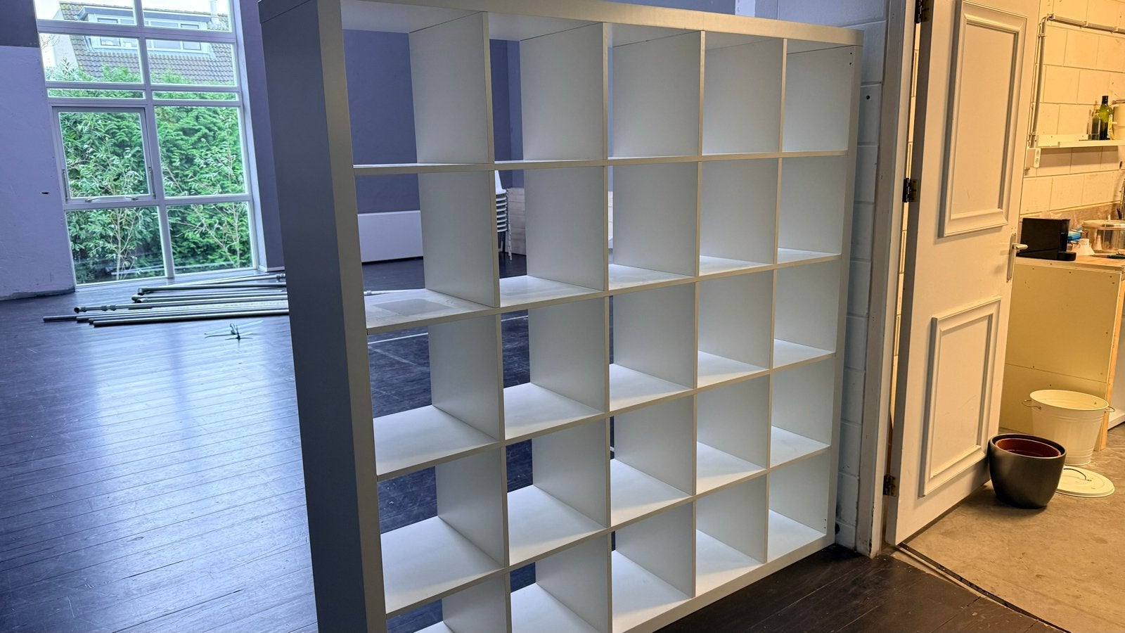 Grote witte vakkenkast / stellingkast (IKEA Kallax), Ophalen, Gebruikt