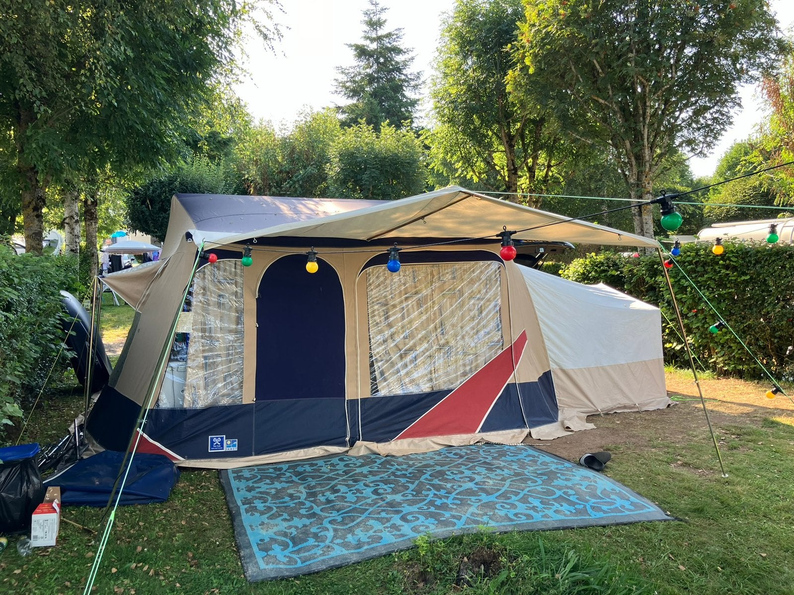 Jamet jametic 1-2-3 uit 2005 inclusief zijtent en extra bed, Ophalen, Overige kleuren, Aanwezig, Jamet