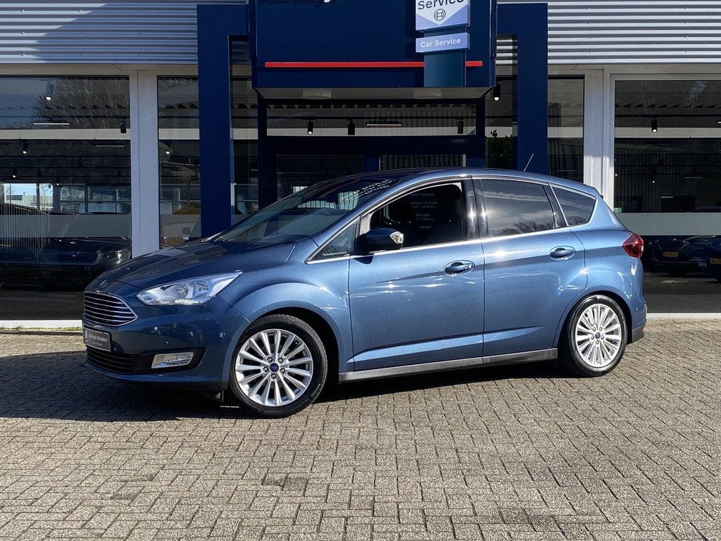 Ford C-Max 1.0 Titanium / Cruise-Control / Climate-Control /, Voorwielaandrijving, Gebruikt, Euro 6, Blauw