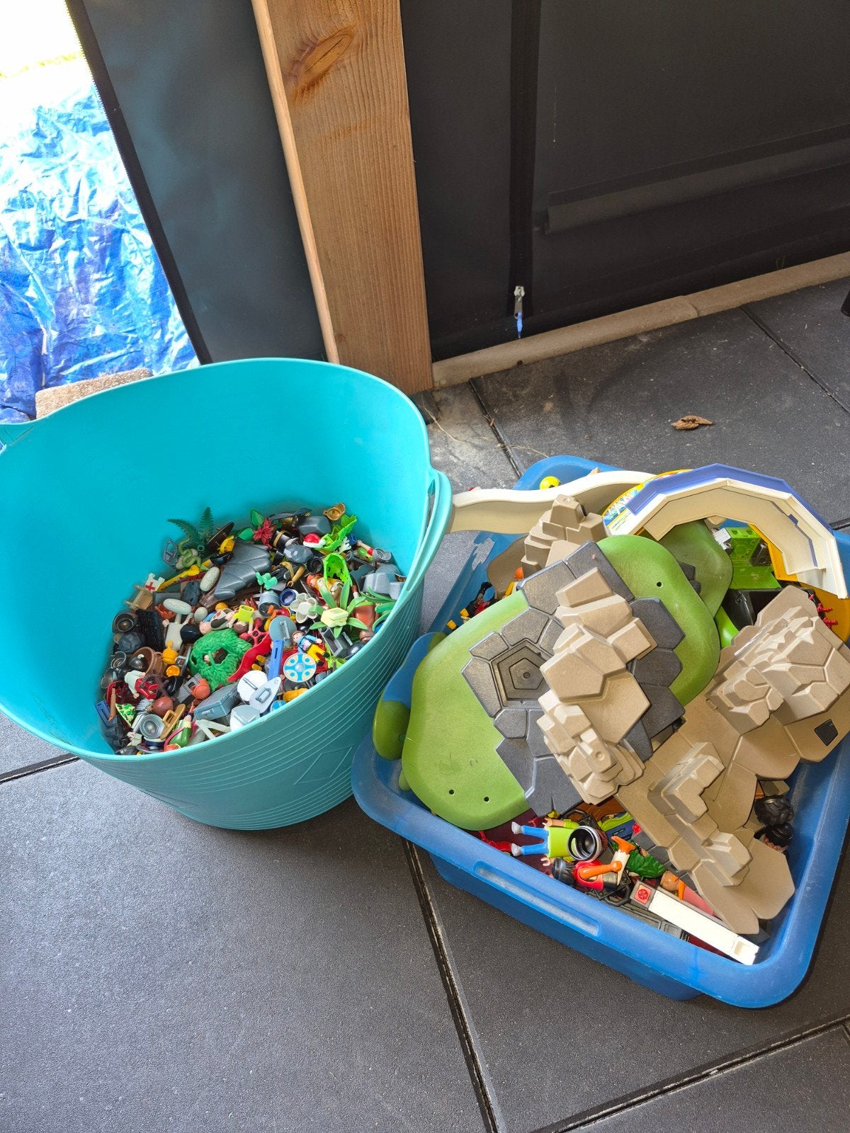 Veel playmobil, Ophalen, Gebruikt