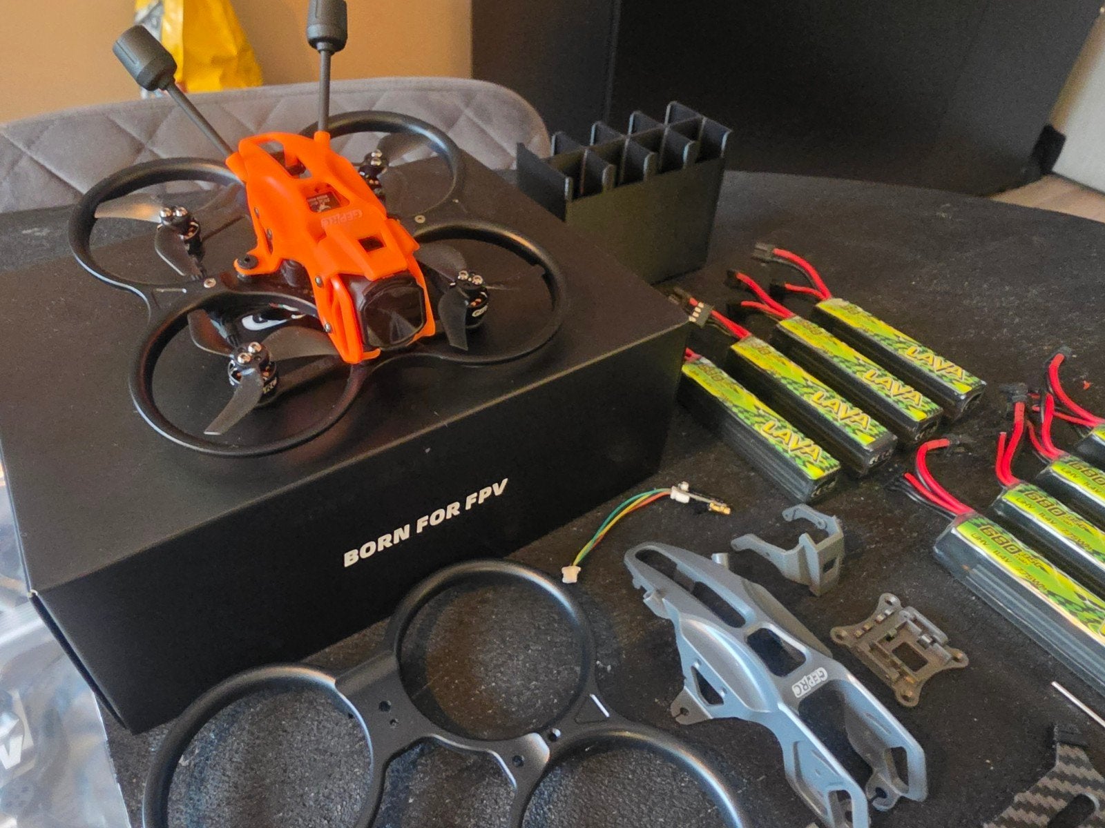 geprc darkstar22 dji o4 pro 8 accu's gps elrs nieuw, Hobby en Vrije tijd, Modelbouw | Radiografisch | Helikopters en Quadcopters