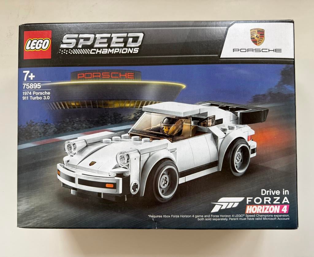 LEGO Speed Champions 75895 Porsche 911 Turbo 3.0, Lego, Denemarken, Nieuw, Complete set